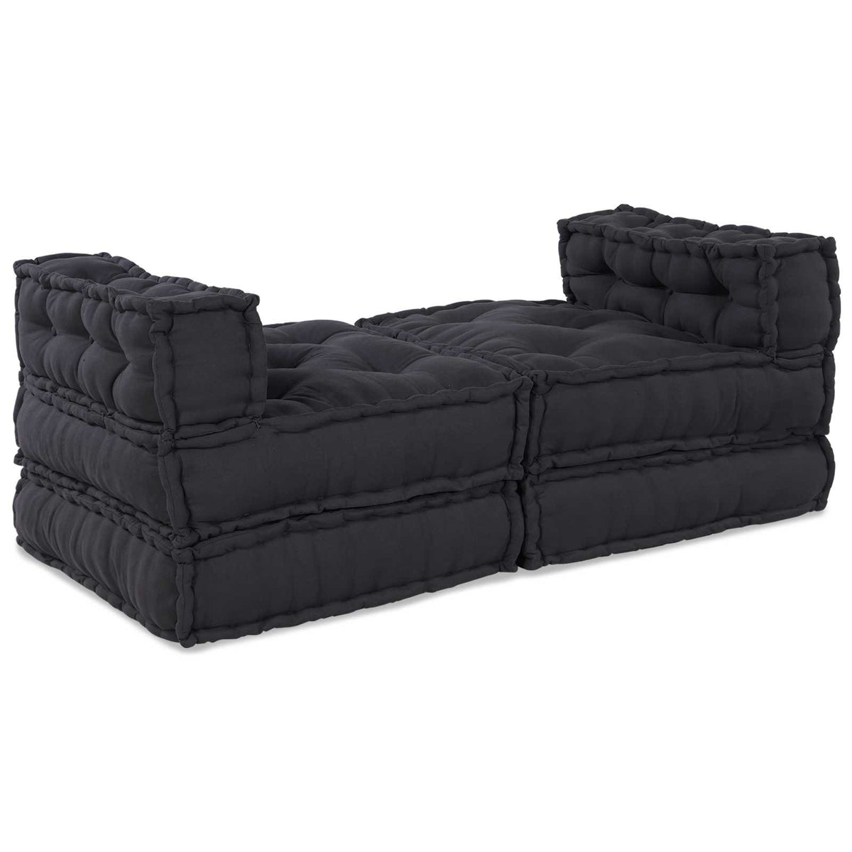 Unité De Canapé Modulaire Tissu 210 X 140 X 56 Cm