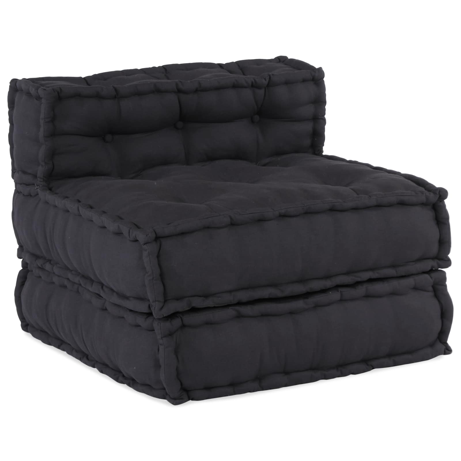 Unité De Canapé Modulaire Tissu 210 X 140 X 56 Cm