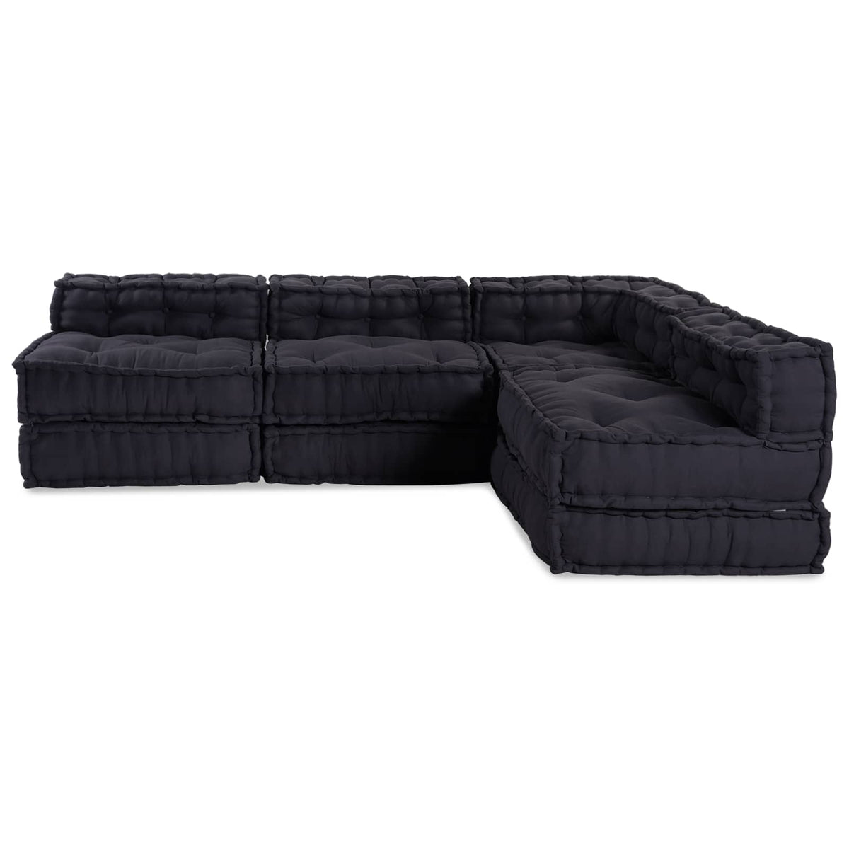Unité De Canapé Modulaire Tissu 210 X 140 X 56 Cm