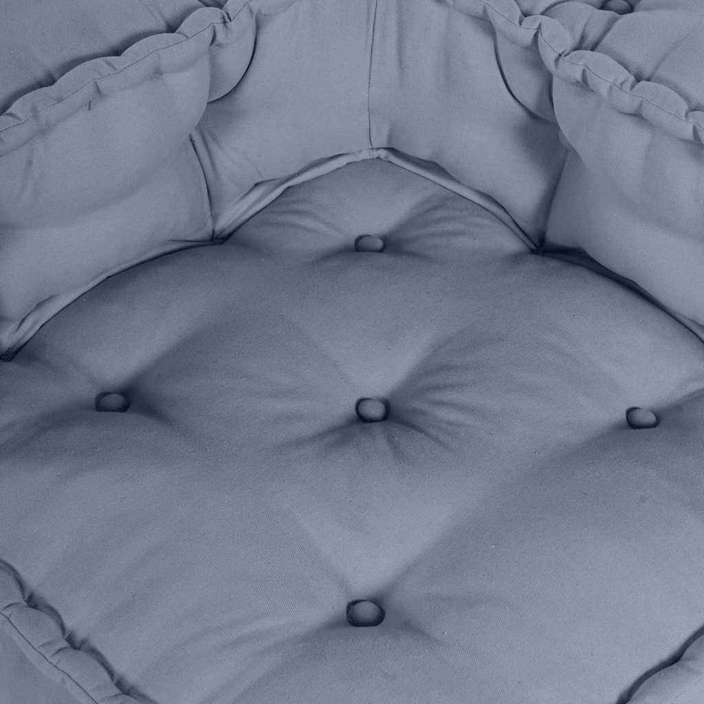 Unité De Canapé Modulaire Tissu 210 X 140 X 56 Cm