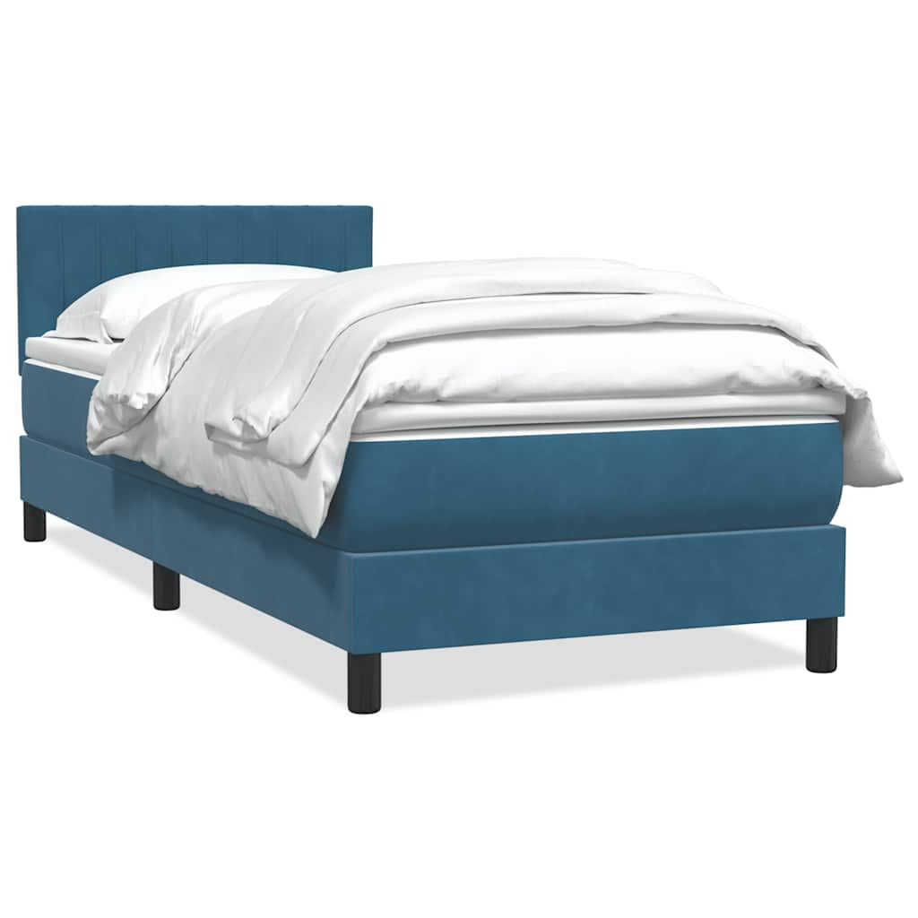 Lit À Ressorts Avec Matelas Velours