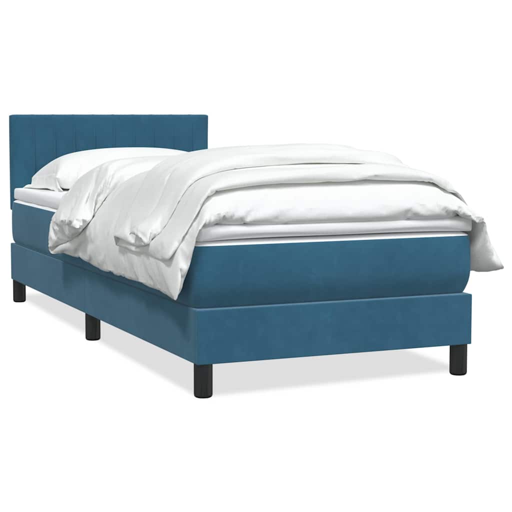 Lit À Ressorts Avec Matelas Velours