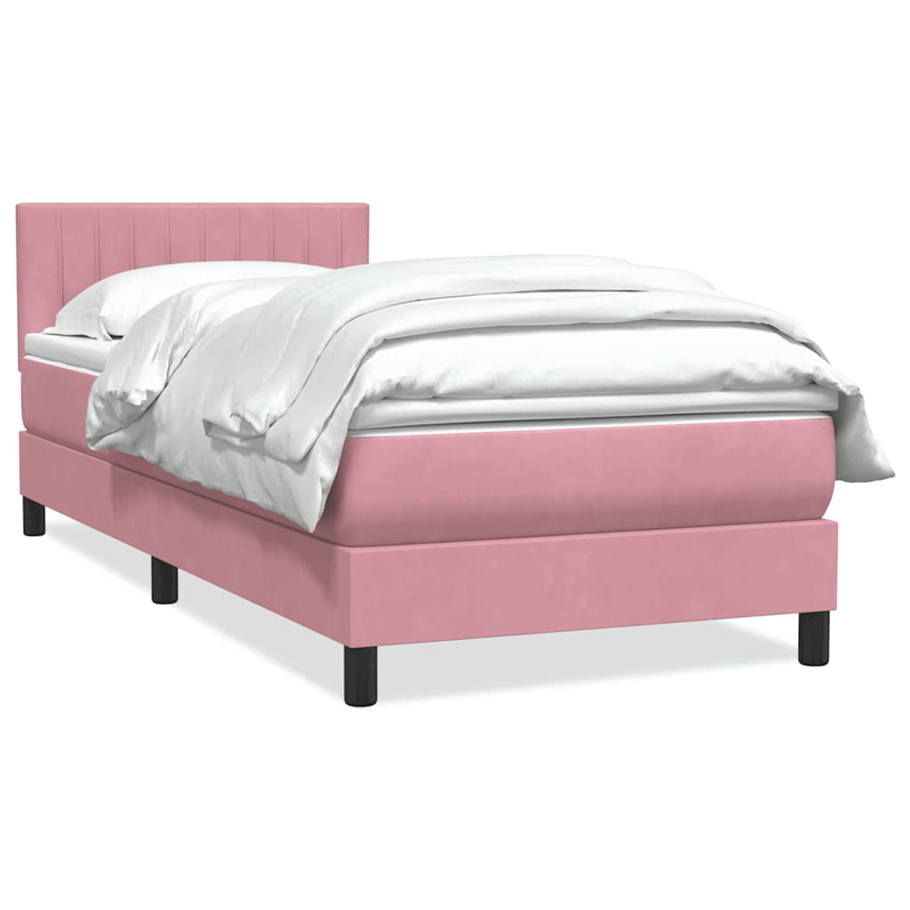 Lit À Ressorts Avec Matelas Velours