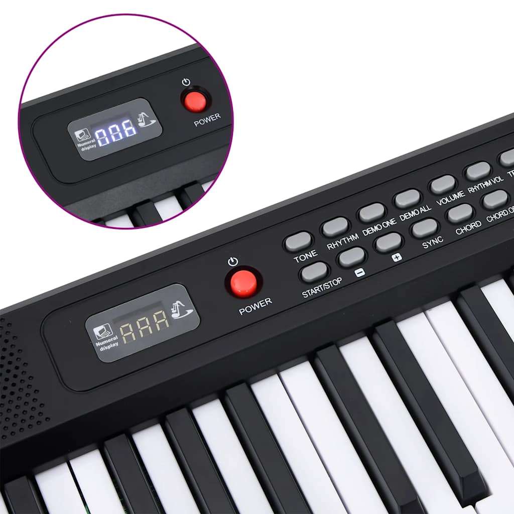 Clavier De Piano Électrique 88 Touches Avec Pupitre Pliable
