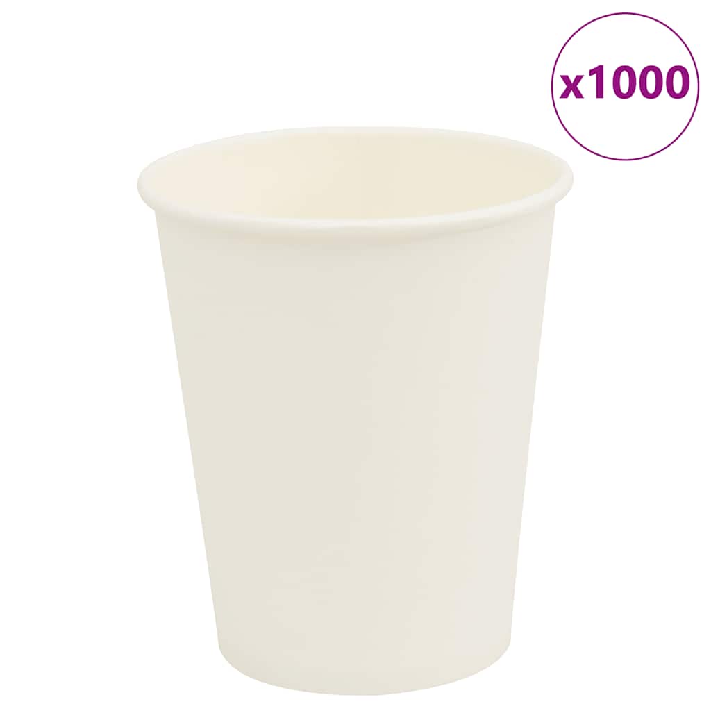 Tasses À Café En Papier 1000 Pcs 16Oz 400Ml Blanc