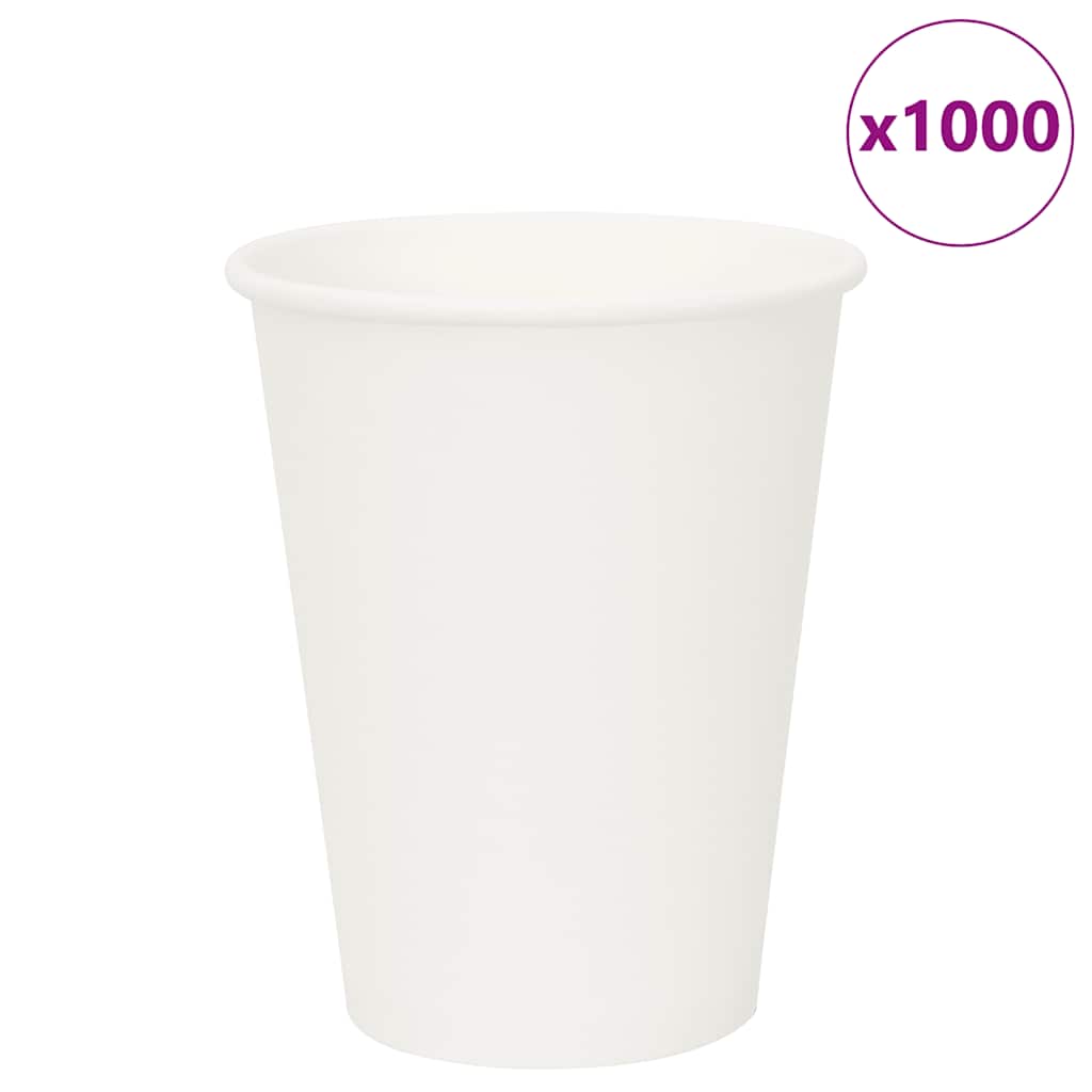 Tasses À Café En Papier 1000 Pcs 16Oz 400Ml Blanc