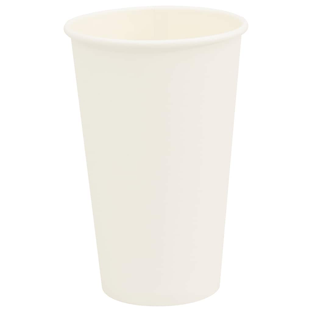 Tasses À Café En Papier 1000 Pcs 16Oz 400Ml Blanc