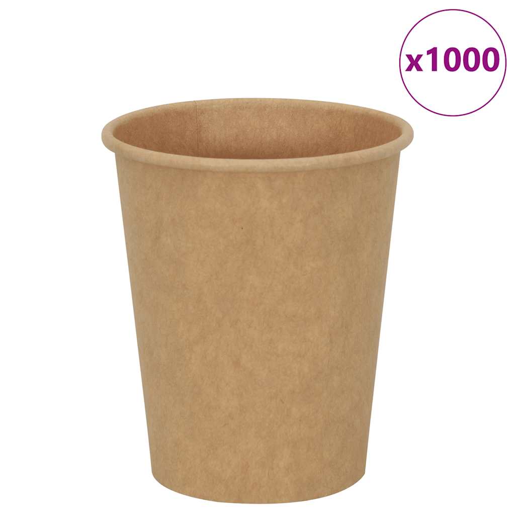 Tasses À Café En Papier 1000 Pcs 4Oz 100Ml Marron