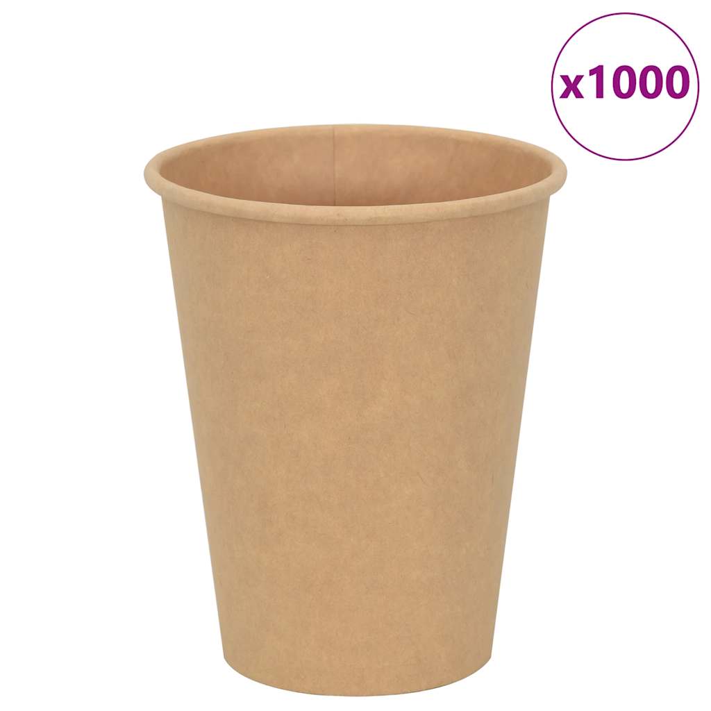 Tasses À Café En Papier 1000 Pcs 4Oz 100Ml Marron