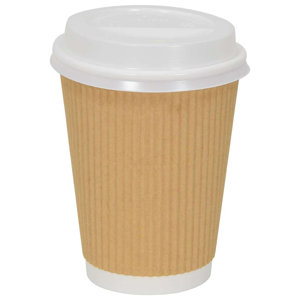 Couvercles De Tasses À Café En Papier 12Oz And 16Oz 1000 Pcs