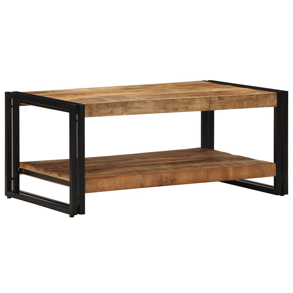 Table Basse Multicolore Bois Recyclé Solide