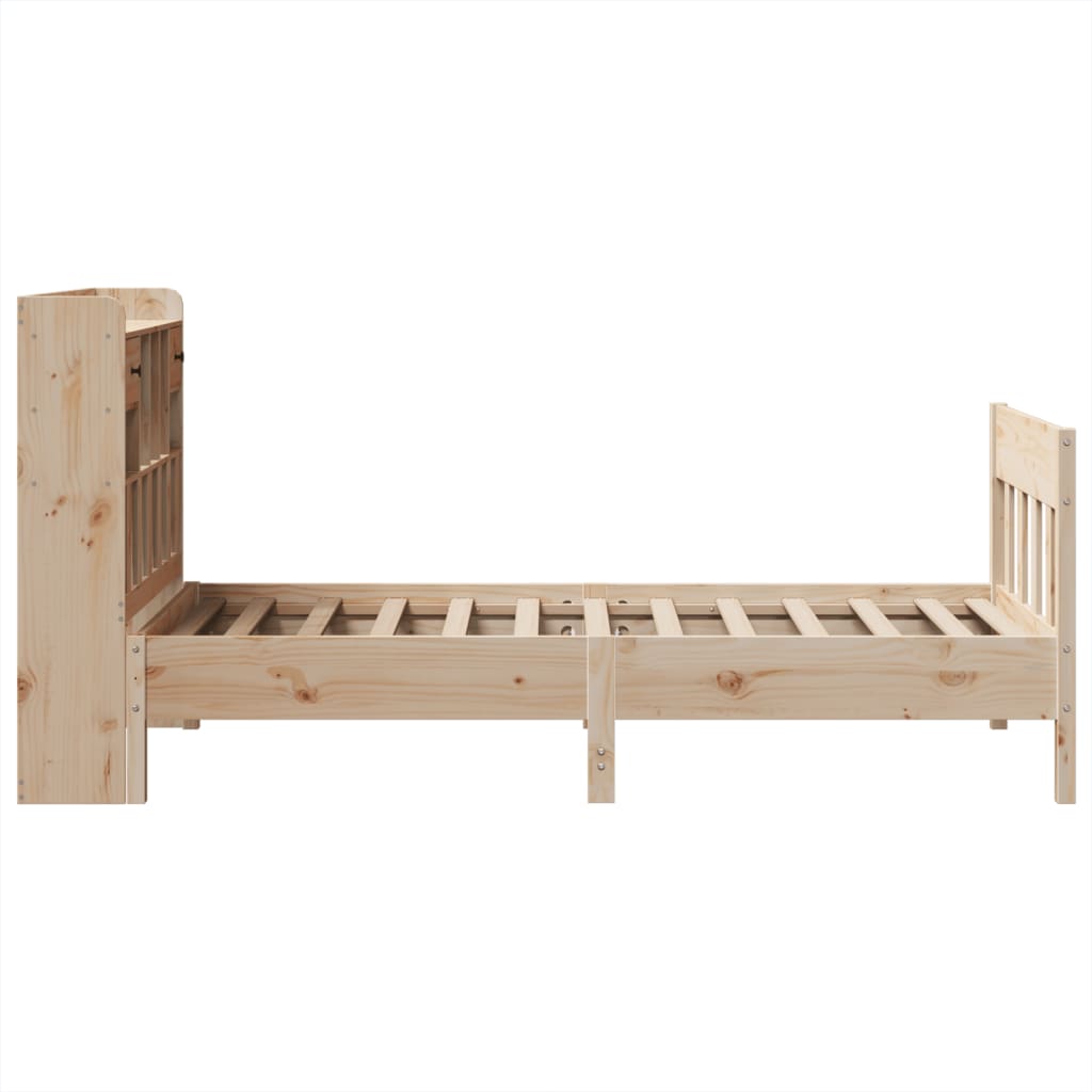 Cadre De Lit Sans Matelas 90X200 Cm Bois De Pin Massif