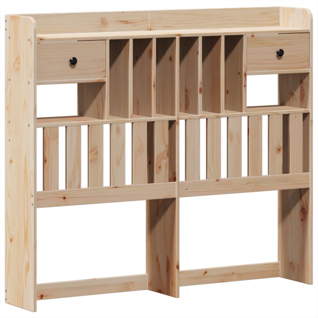 Cadre De Lit Sans Matelas 135X190 Cm Bois De Pin Massif
