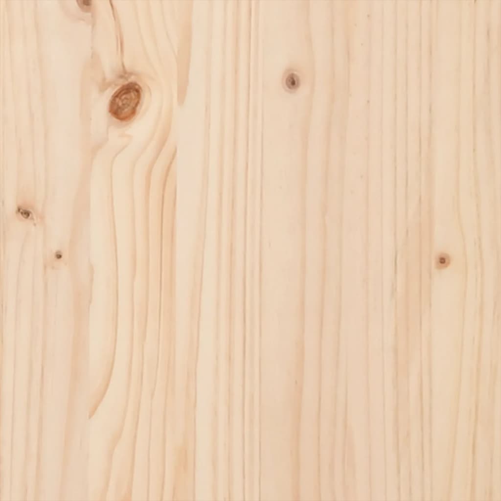 Cadre De Lit Sans Matelas 135X190 Cm Bois De Pin Massif