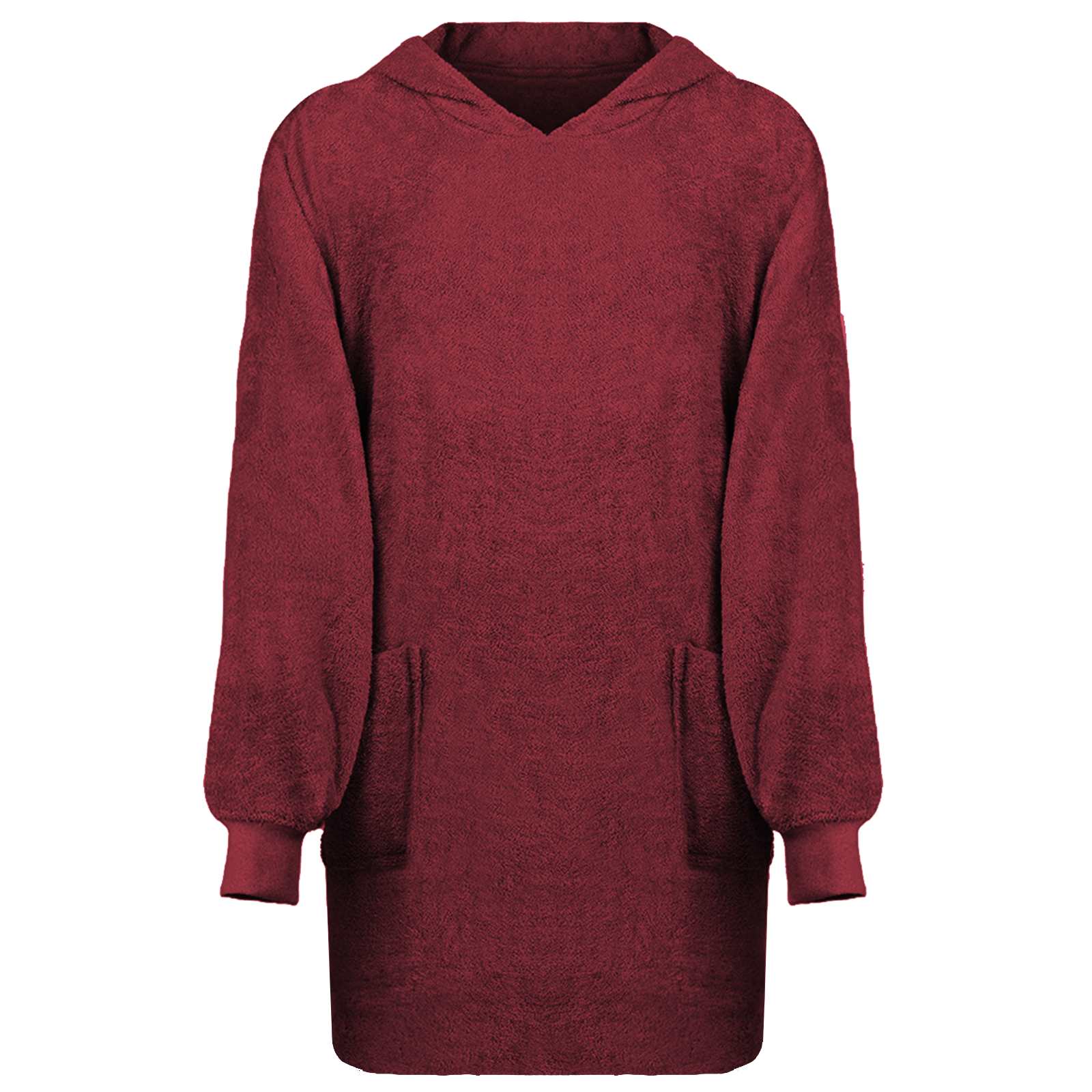 Sweat À Capuche Couverture Kinn Rouge Coton