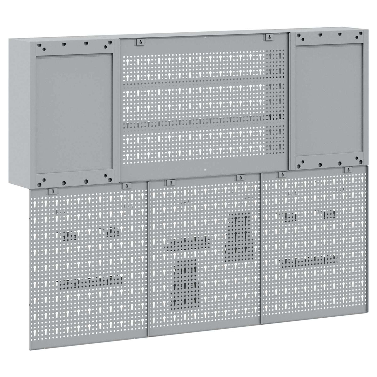Ensemble D'armoires À Outils 4 Pc Acier Enduit De Poudre