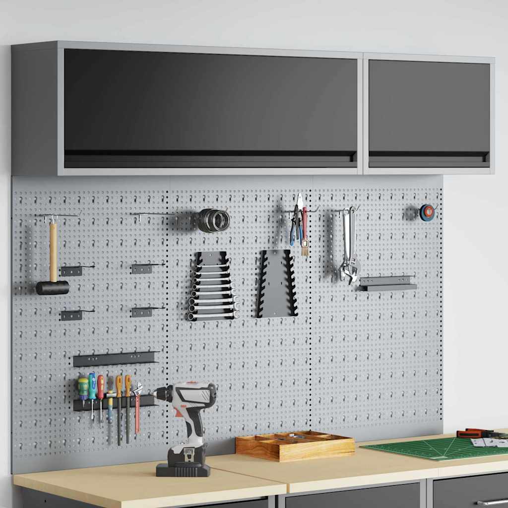 Ensemble D'armoires À Outils 4 Pc Acier Enduit De Poudre