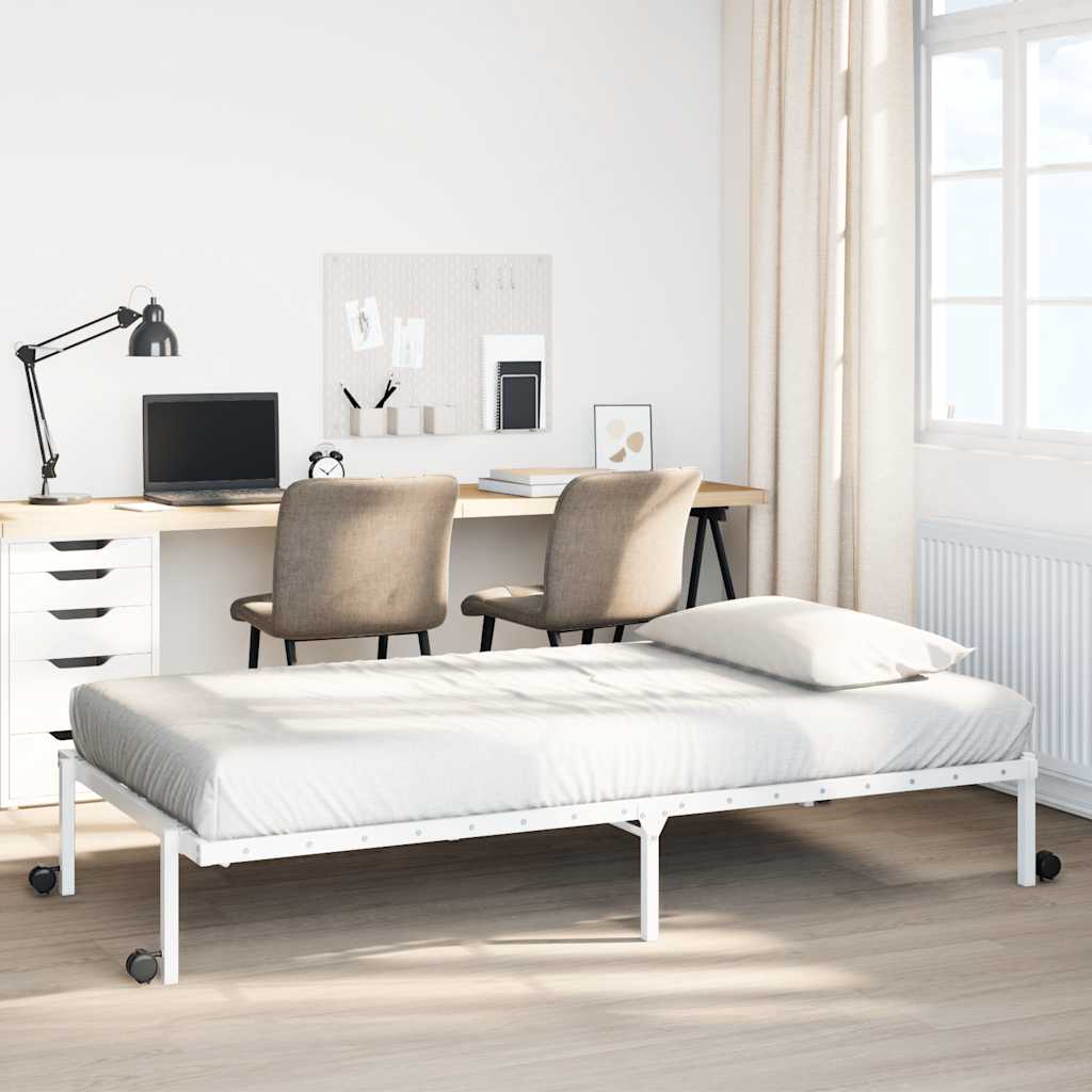 Cadre De Lit Sans Matelas Pliable Acier
