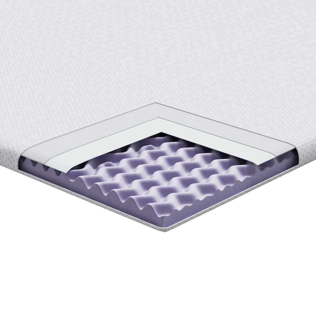 Surmatelas Blanc Tissu Jacquard