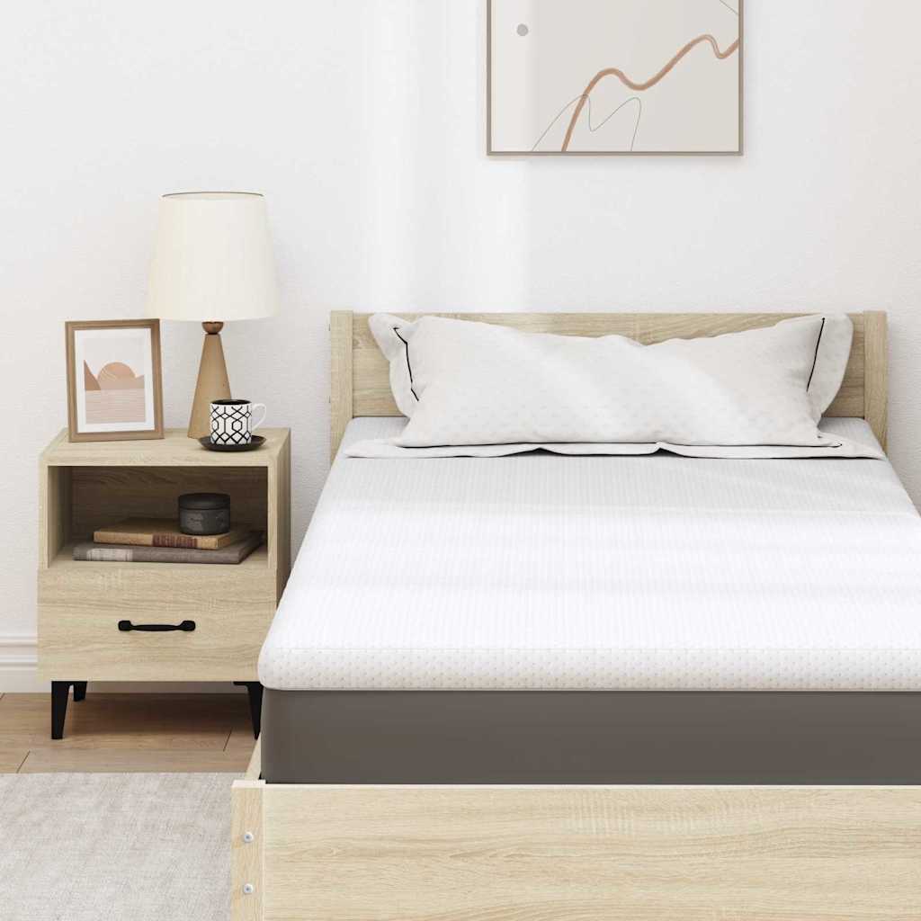 Surmatelas Blanc Tissu Jacquard