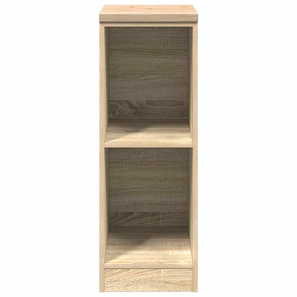 Armoire De Rangement De Garage 30X51X85Cm Bois Pin Chêne Sonoma