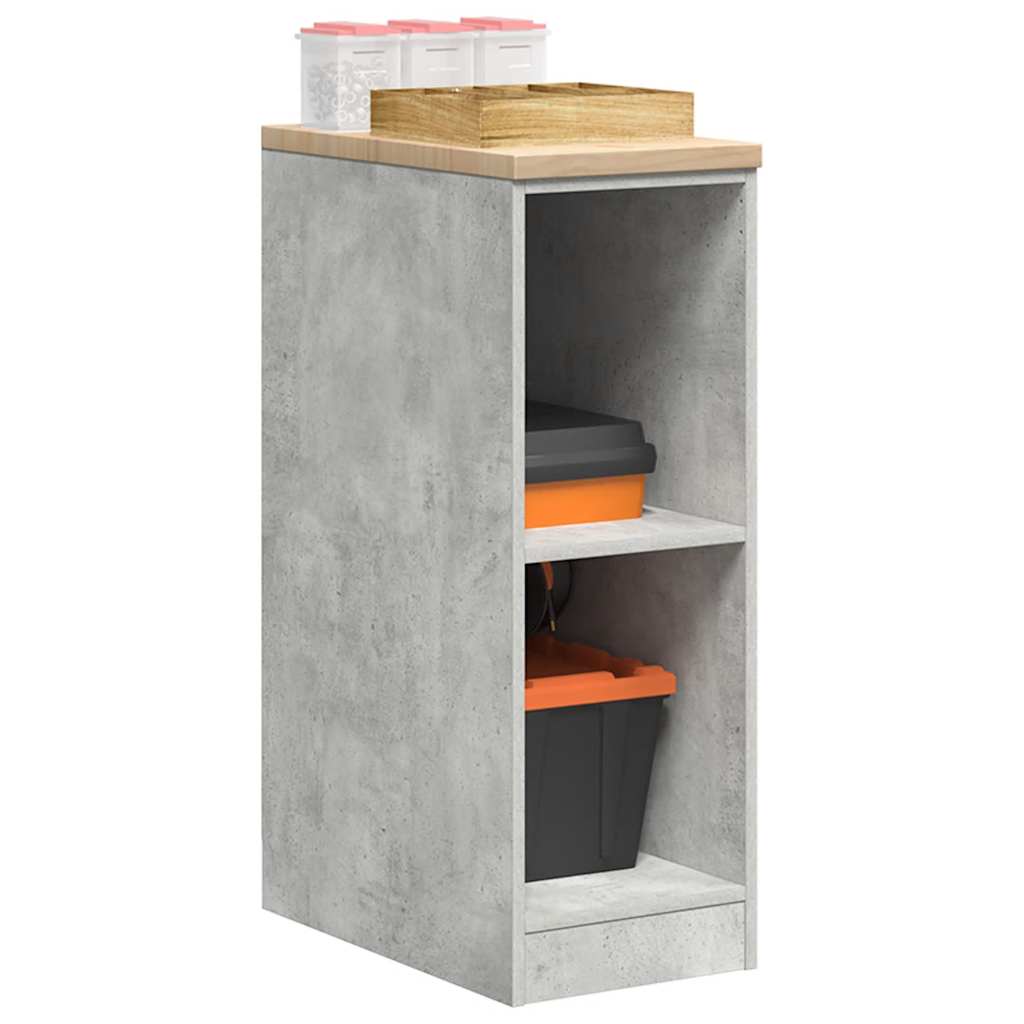Armoire De Rangement De Garage Bois Pin Gris Béton
