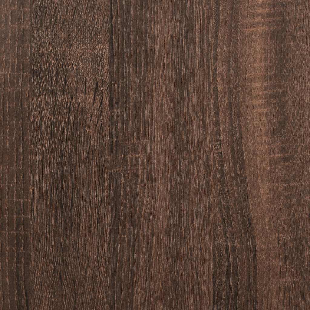 Armoire De Rangement De Garage 30X51X85Cm Bois Pin Chêne Marron