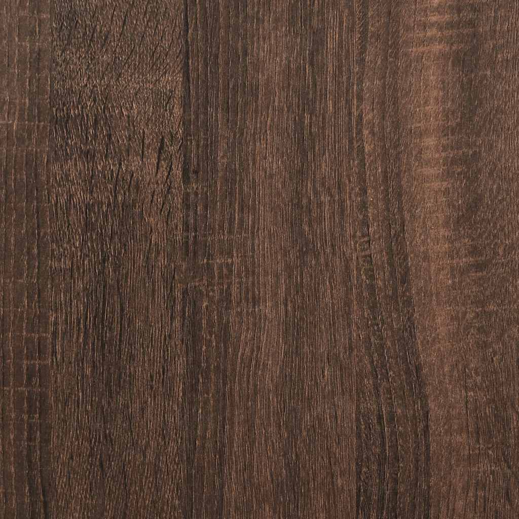Armoire De Rangement De Garage 30X51X85Cm Bois Pin Chêne Marron