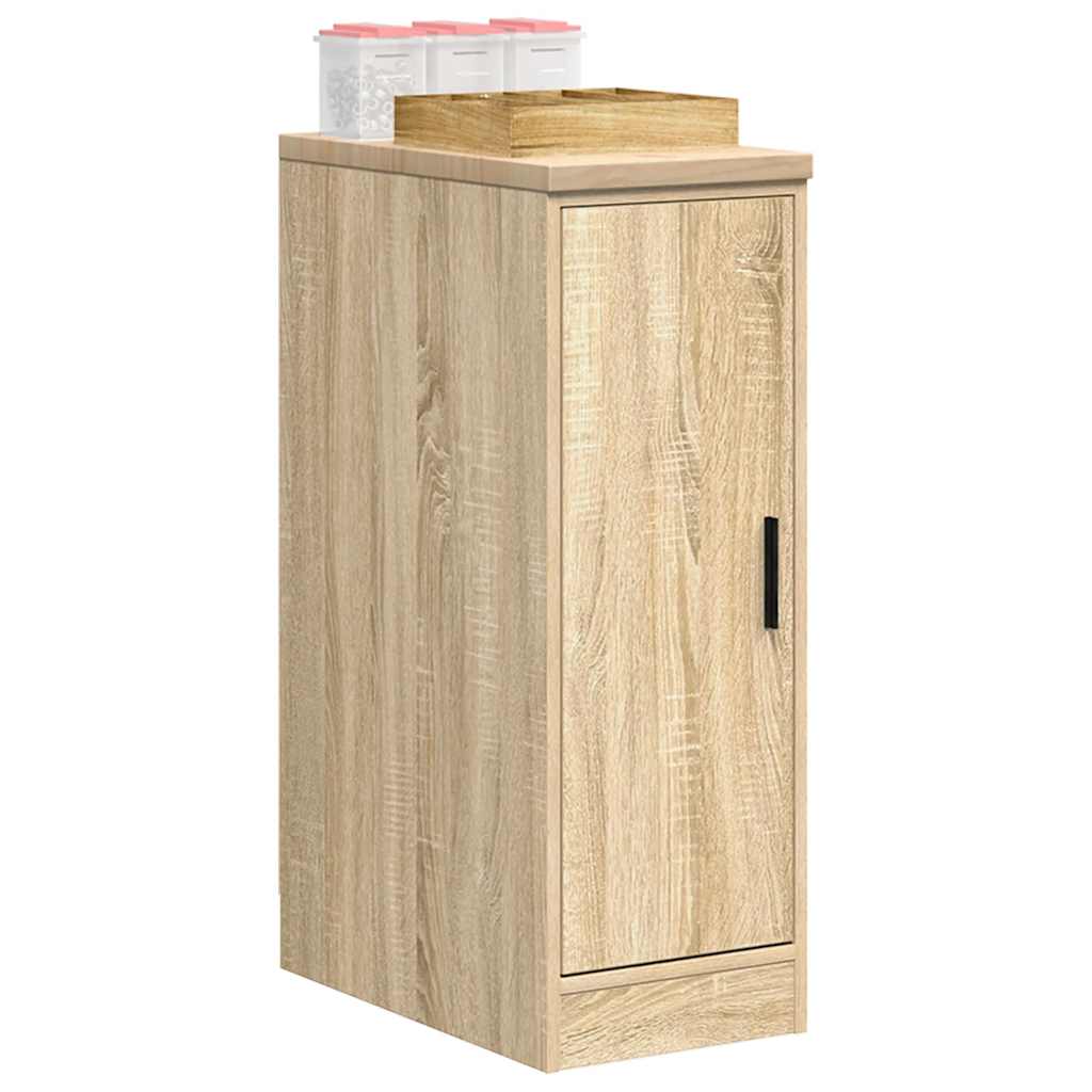 Armoire De Rangement De Garage 30X51X85Cm Bois Pin Chêne Sonoma
