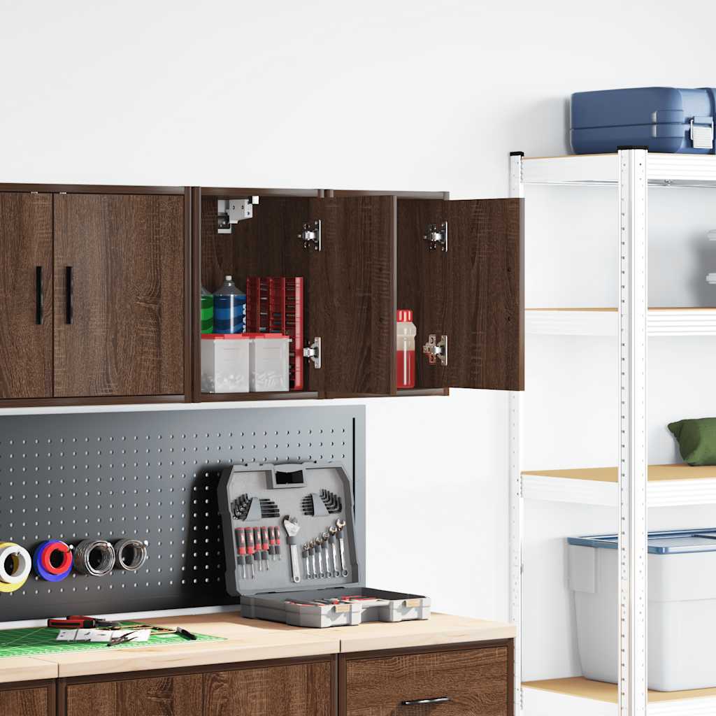 Armoire Murale De Garage Bois D'ingénierie