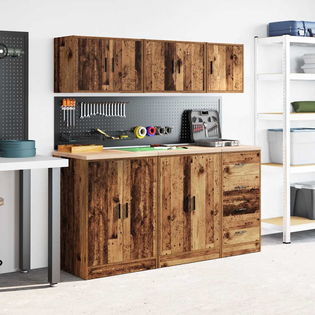 Armoire Murale De Garage Bois D'ingénierie