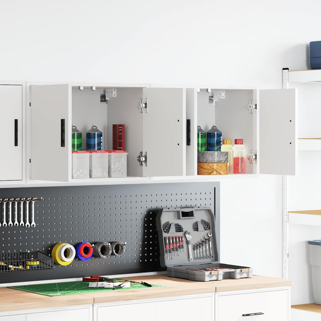 Armoire Murale De Garage Bois D'ingénierie