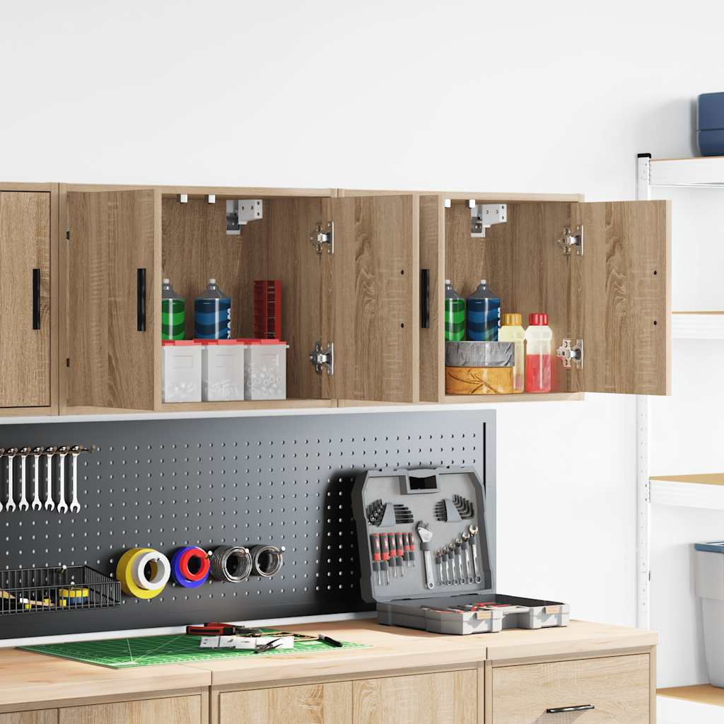 Armoire Murale De Garage Bois D'ingénierie