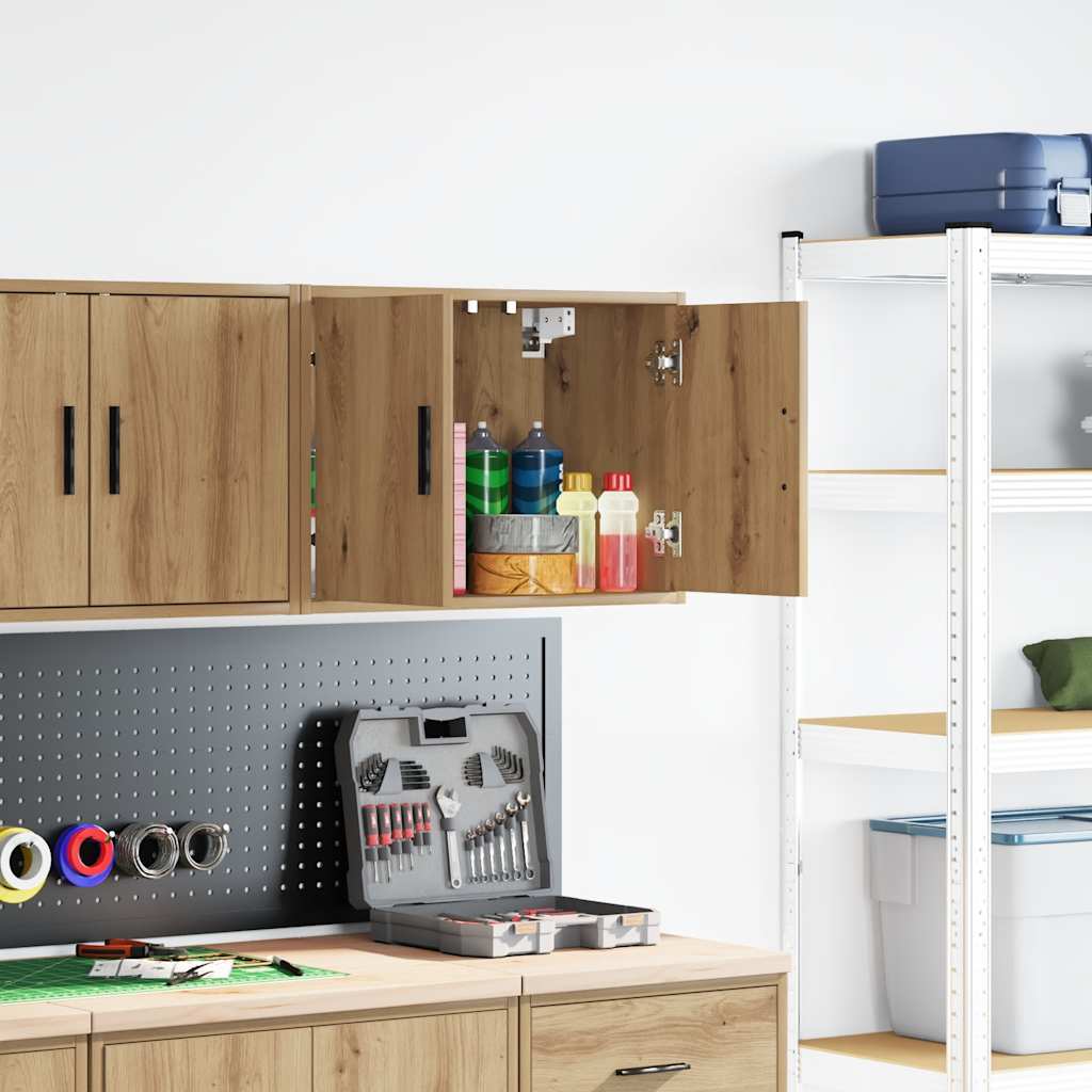 Armoire Murale De Garage Bois D'ingénierie