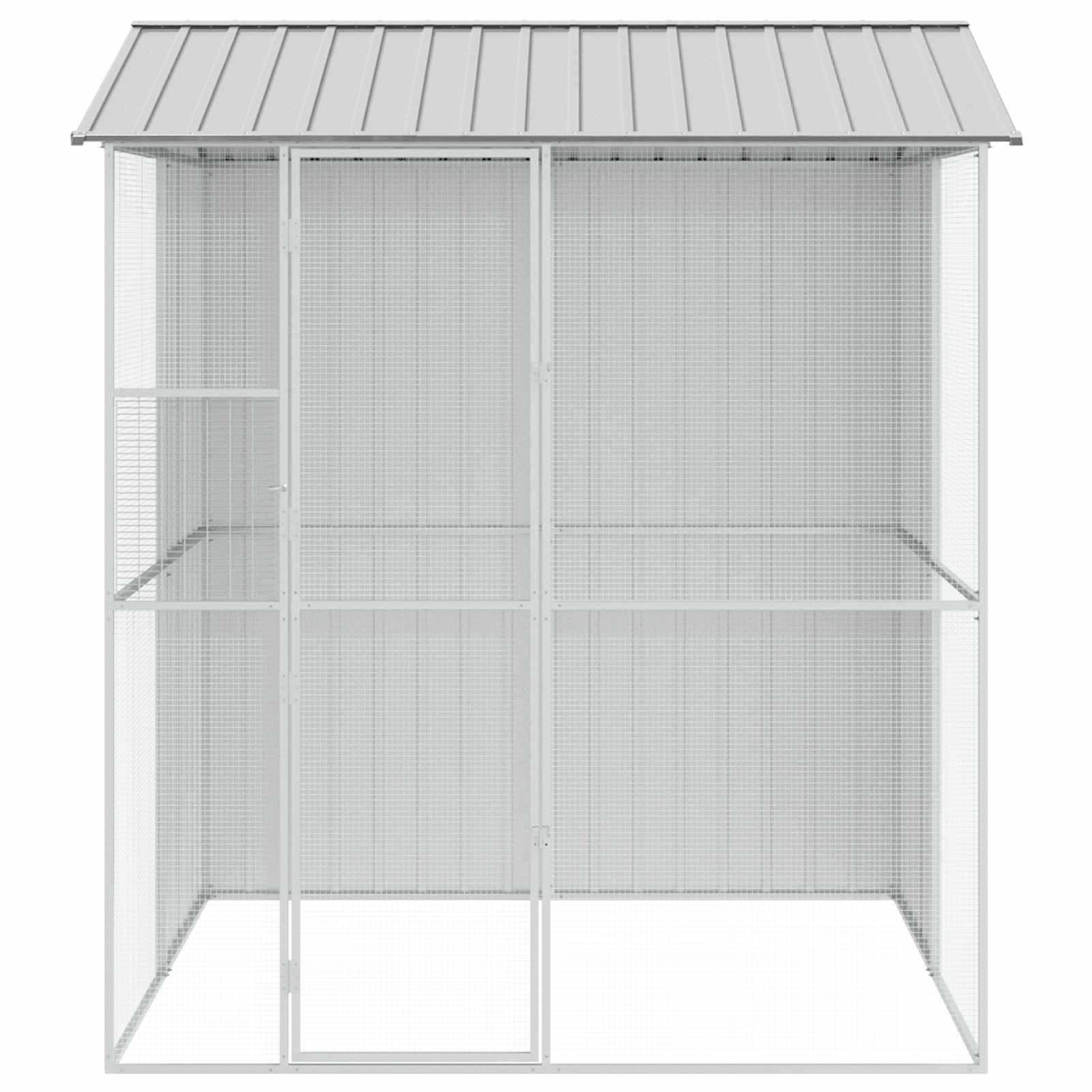 Cage Pour Oiseaux 215 X 210 X 247 Cm Acier Galvanisé