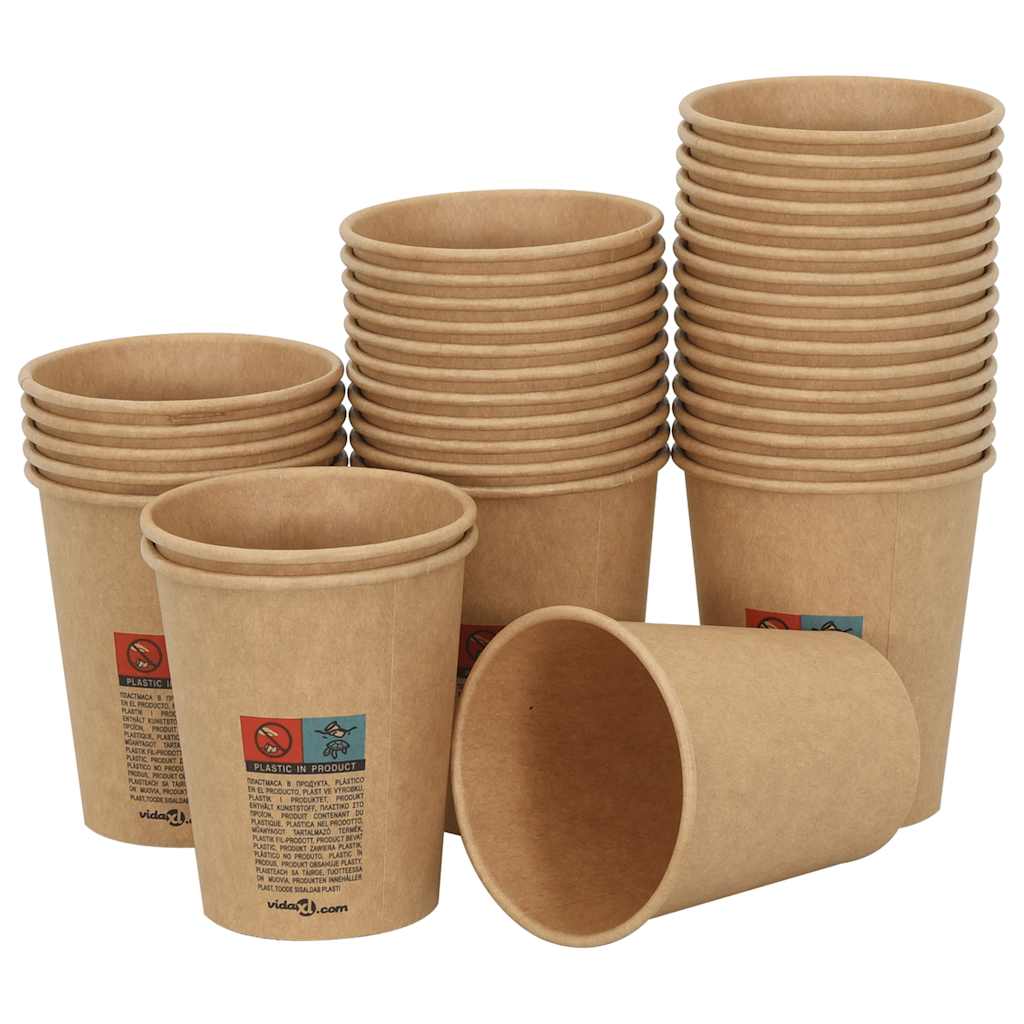 Tasses À Café En Papier Avec Couvercles 1000 Pcs 8Oz 200Ml