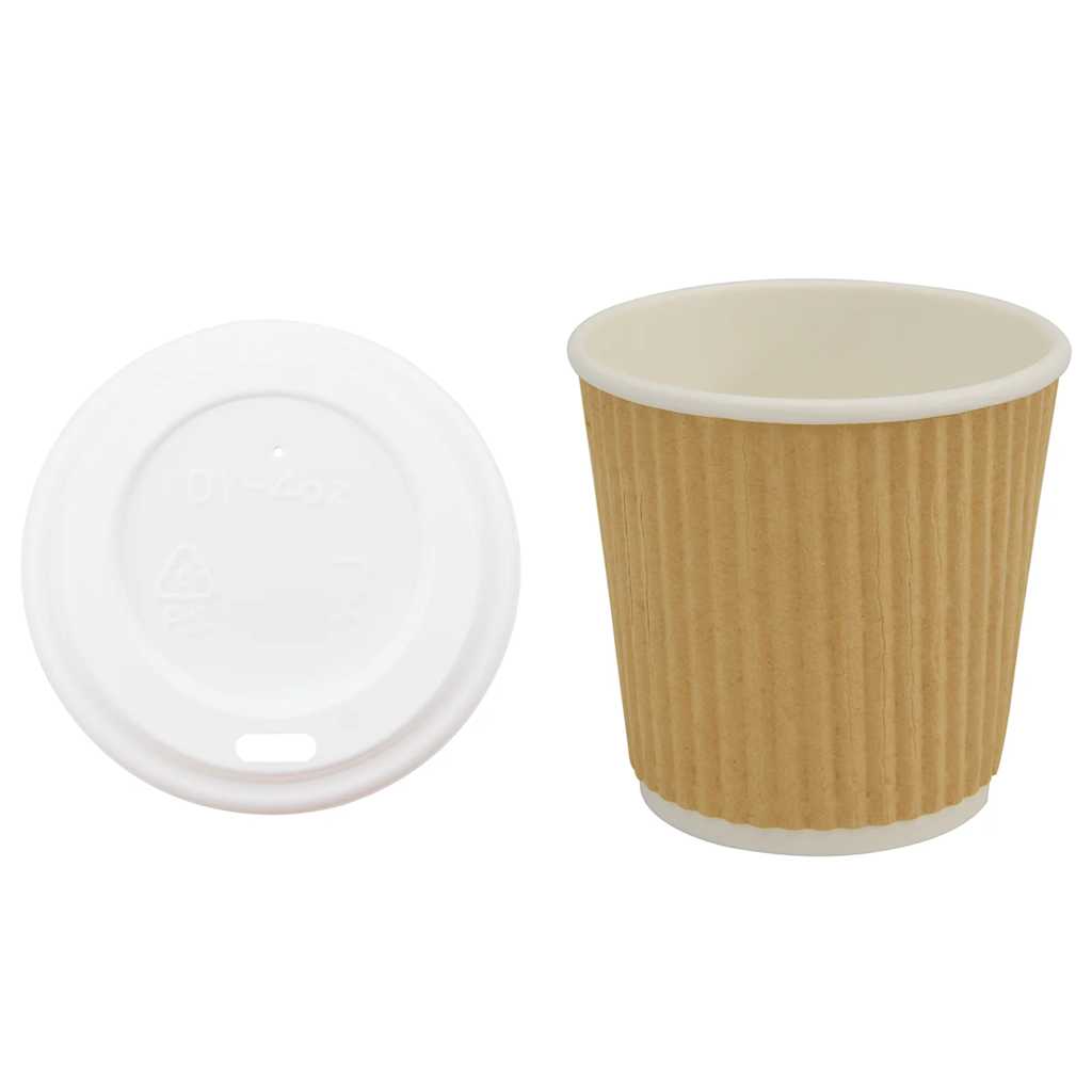 Tasses À Café En Papier Avec Couvercles 1000 Pcs 4Oz 100Ml