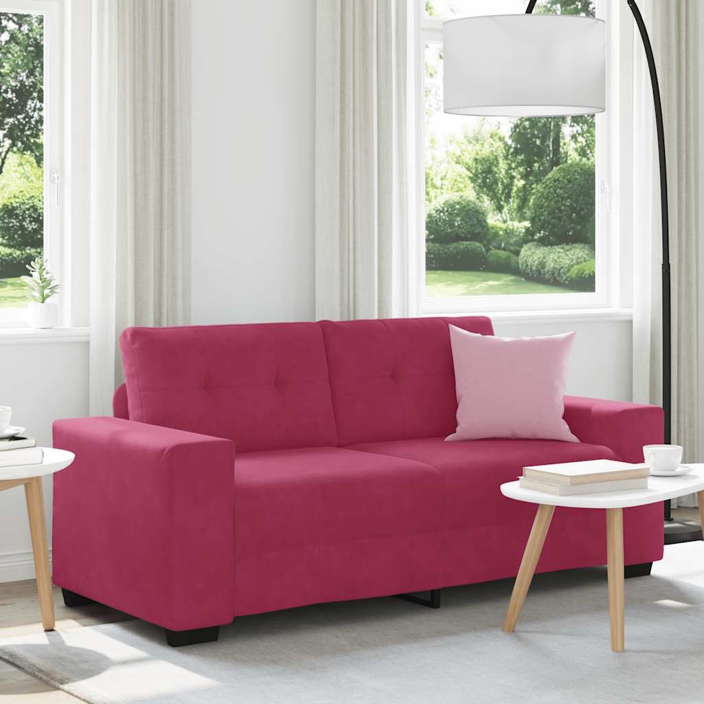 Canapé Deux Places 160 Cm Velours