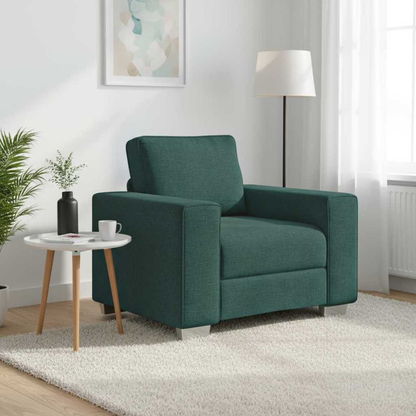Fauteuil Gris Nuage Tissu