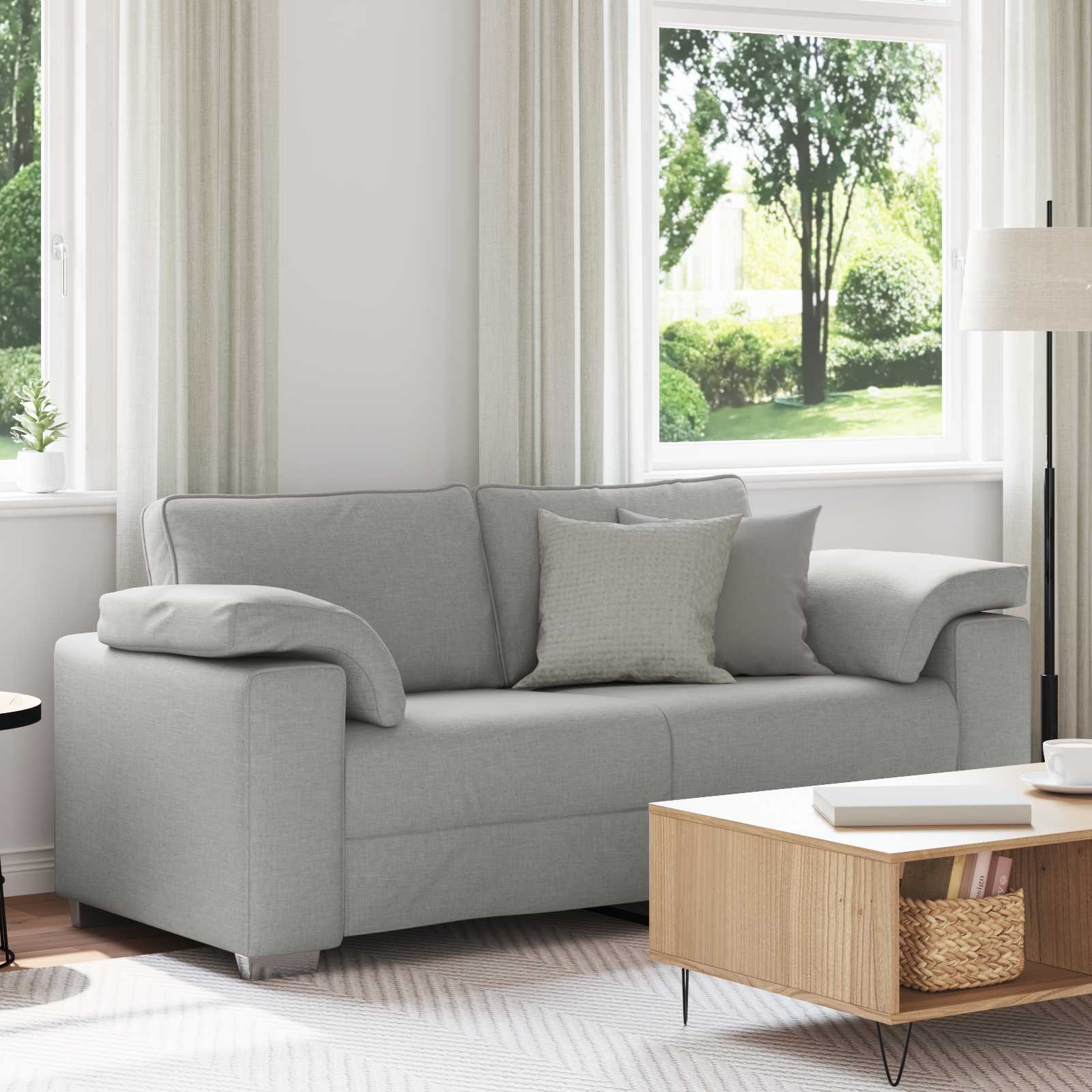 Fauteuil Gris Nuage Tissu