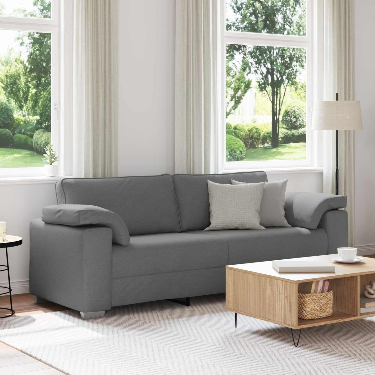 Fauteuil Gris Nuage Tissu