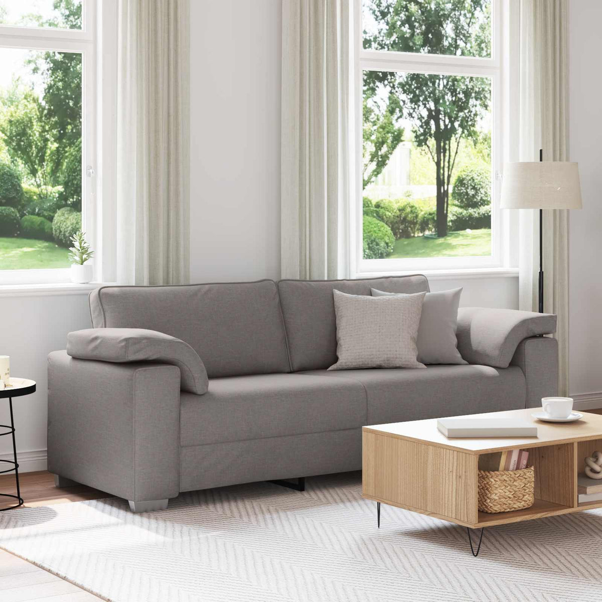 Fauteuil Gris Nuage Tissu