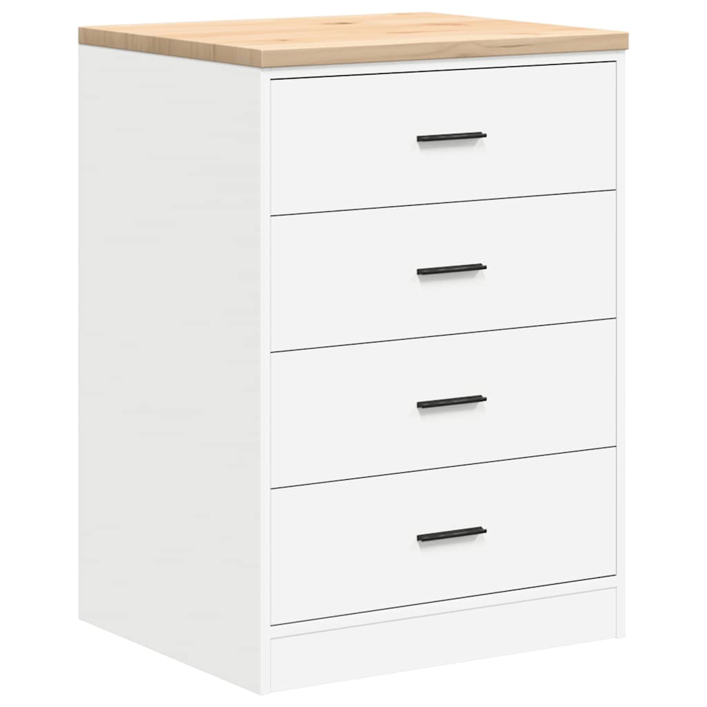 Armoires De Garage 6 Pcs Bois D'ingénierie