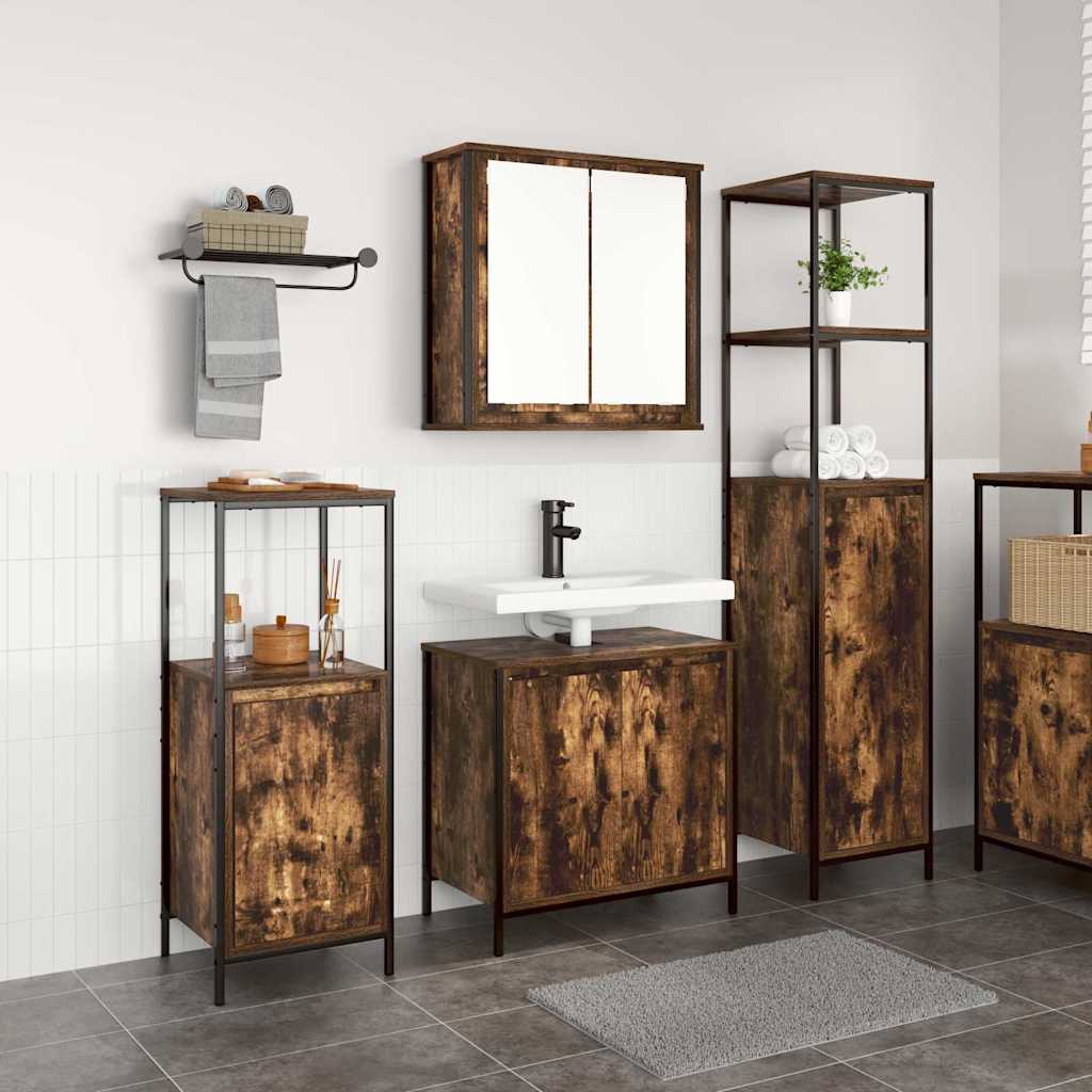 Ensemble De Mobilier De Salle De Bain 3 Pc Et Noir