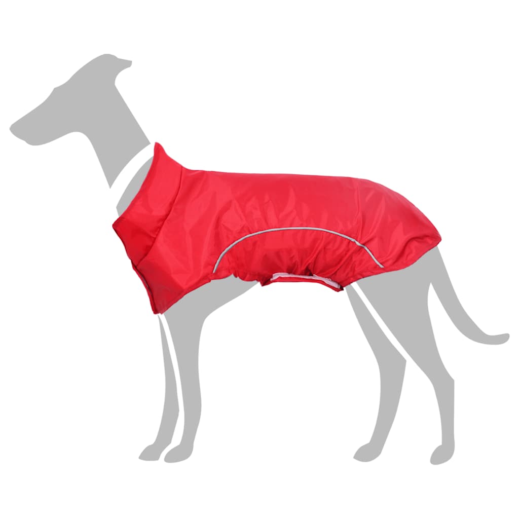 Imperméable Pour Chien Avec Bandes Réfléchissantes Polyester Taille