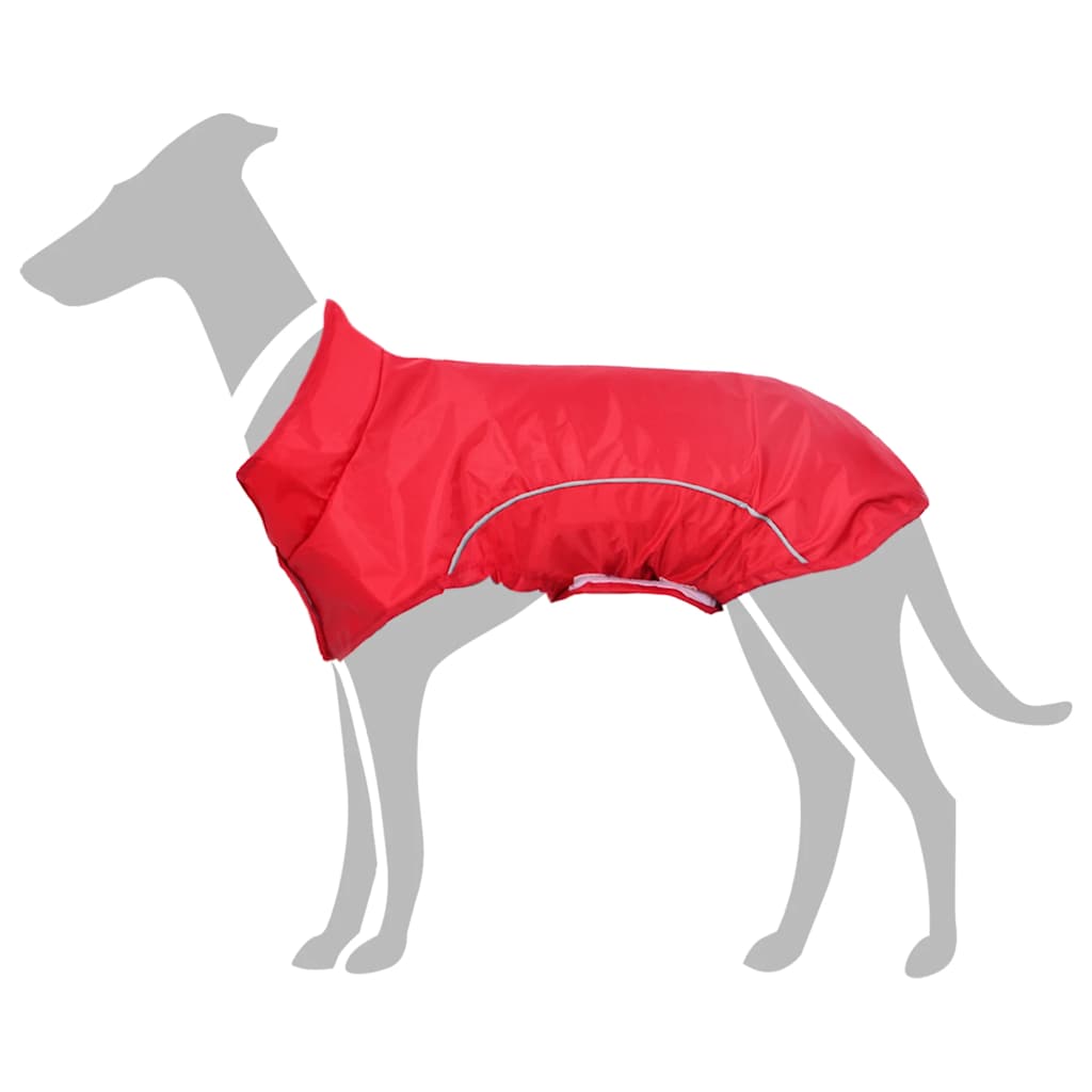 Imperméable Pour Chien Avec Bandes Réfléchissantes Polyester Taille