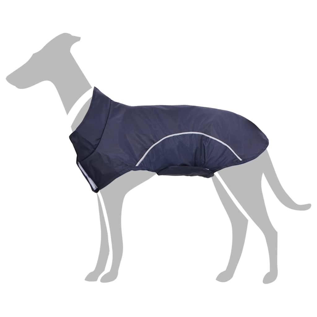 Imperméable Pour Chien Avec Bandes Réfléchissantes Polyester Taille
