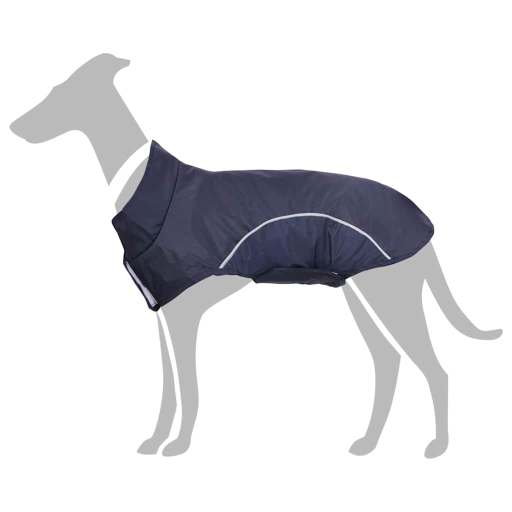 Imperméable Pour Chien Avec Bandes Réfléchissantes Polyester Taille