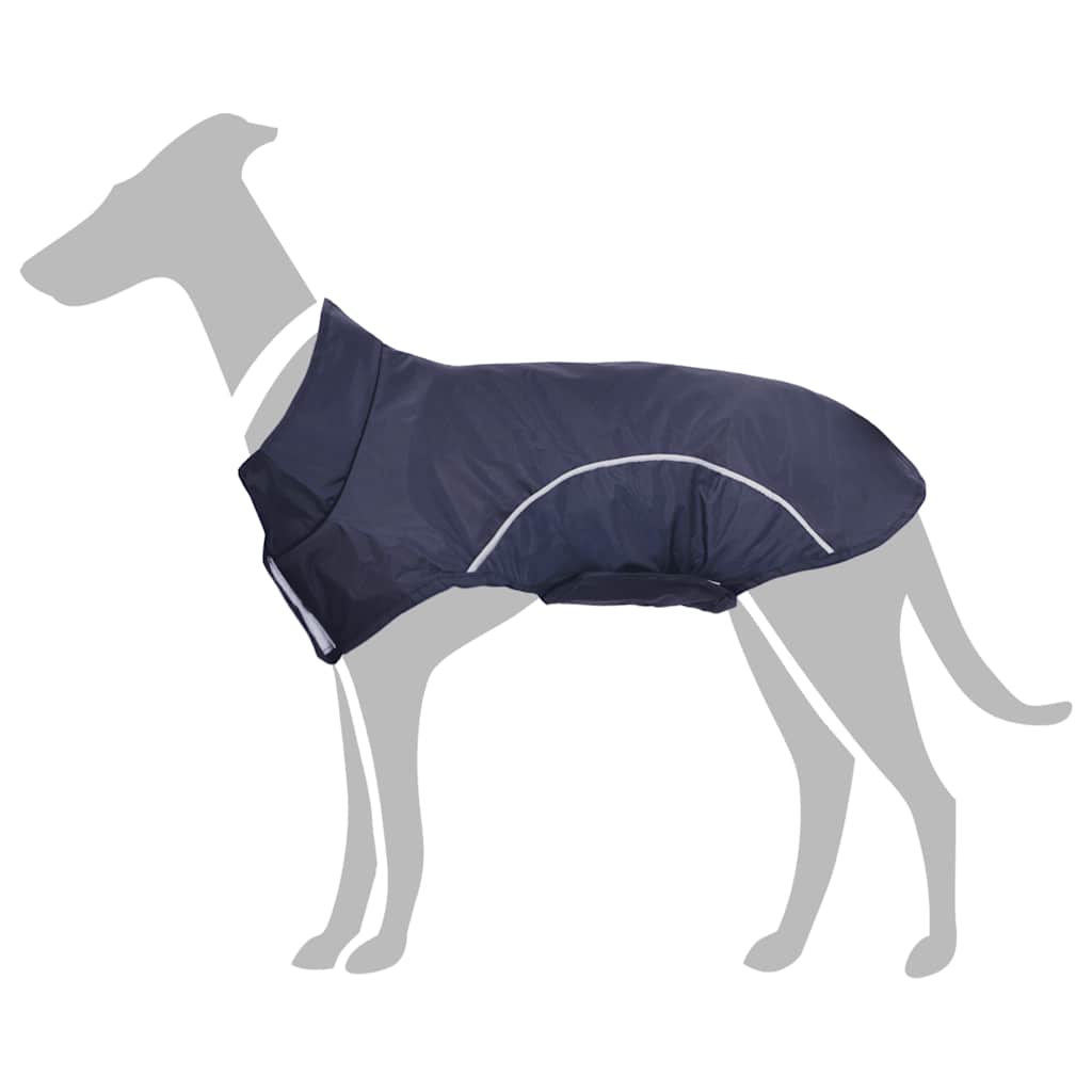 Imperméable Pour Chien Avec Bandes Réfléchissantes Polyester Taille