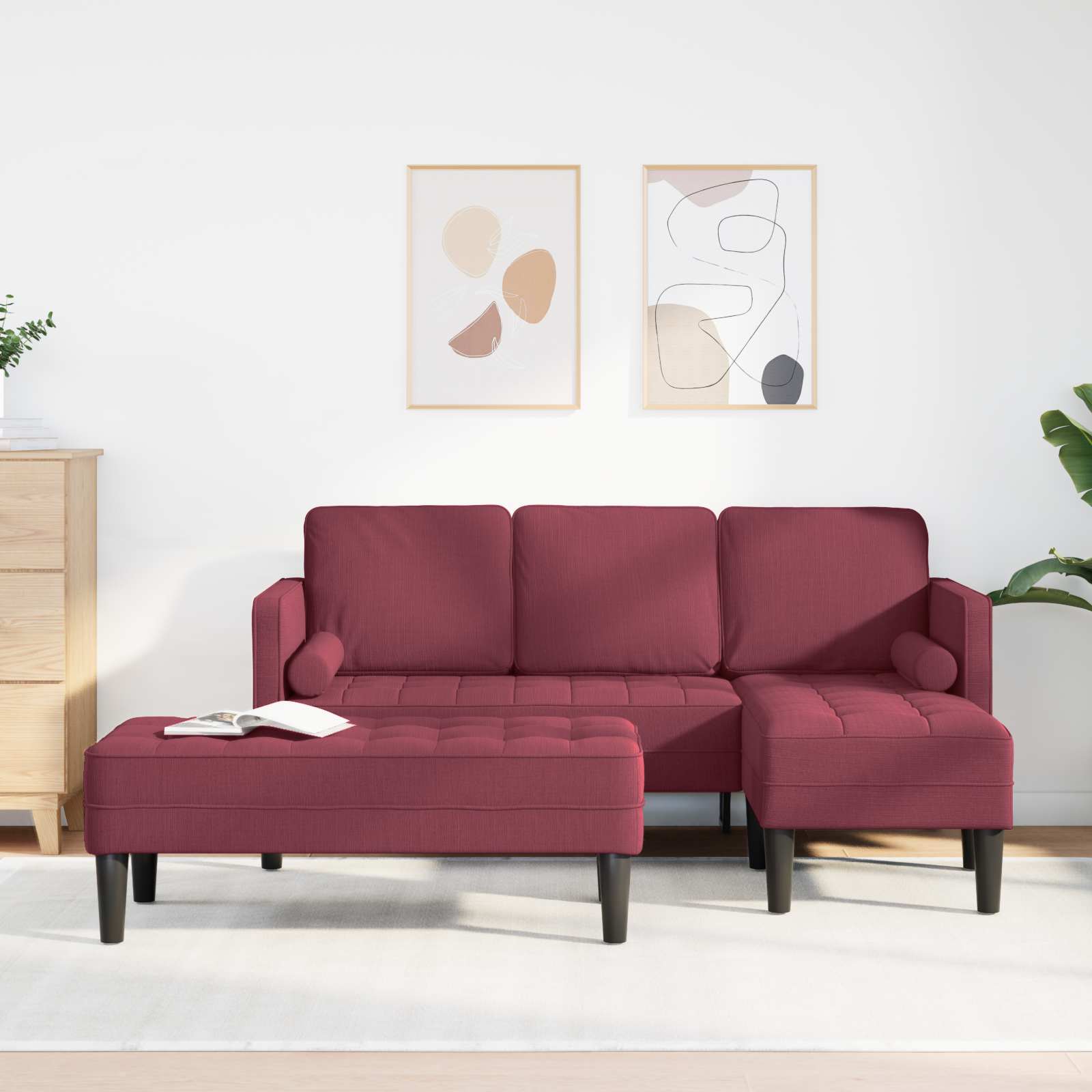 Ensemble De Canapés 173 X 131 X 67 Cm Polyester